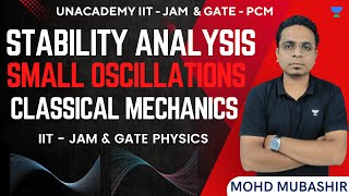 Stability Analysis  Small Oscillations  Classical Mechanics IIT JAM amp GATE Physics Mohd Mubashir [upl. by Walworth]