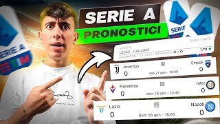 PRONOSTICI 22a GIORNATA SERIE A Proposte interessanti [upl. by Calvin334]