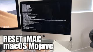 How to Restore Reset a iMac to Factory Settings ║ macOS Mojave [upl. by Nnayllek366]