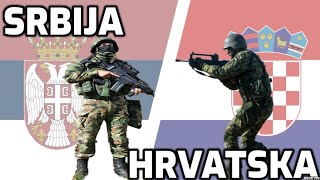 Poređenje Vojska Srbije protiv Hrvatska Vojska  Comparison Serbian Army Vs Croatian Army [upl. by Moscow]