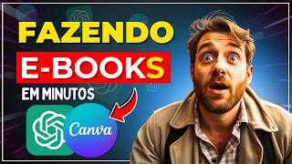 Nunca Foi Tão Simples Ganhar Dinheiro na Internet Como Fazer um eBook no Canva de Graça [upl. by Worthington]