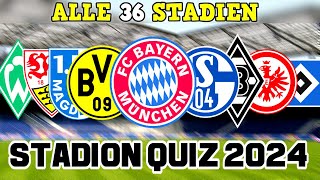 Errate 36 Bundesliga Stadien 👀 1 amp 2 Bundesliga 202324 [upl. by Eybbob]