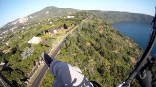 Parapendio Lago di Castel Gandolfo  Castelli Romani [upl. by Herminia]