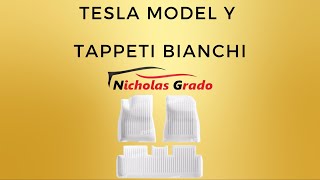 Tesla Model Y RWD TAPPETINI BIANCHI QUANTO SI SPORCHERANNO [upl. by Steele239]