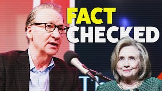 Bill Maher gets FACT CHECKED [upl. by Lirbaj334]