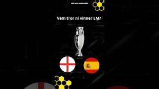 Vem tror ni vinner EM ⚽️🏆🏅 football soccer worldcup [upl. by Gerrard]