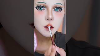 2Dリップチュートリアル冯 quot媛媛cosmakeup 2D cosplay makeuptips makeuptutorial makeuptutorials anime fyp [upl. by Naugal]