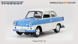 Trabant P50 143 diecast scale model car wwwscaleartsincom [upl. by Notsrik50]