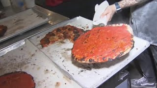 Ninth annual Apizza Feast brings crowds to downtown New Haven [upl. by Gelhar343]