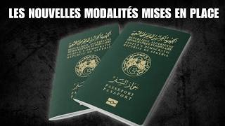 Passeport algérien  Les nouvelles modalités mises en place [upl. by Ignacia643]