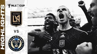 MLS CUP HIGHLIGHTS LAFC vs Philadelphia Union  November 5 2022 [upl. by Eentruok]