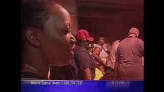 Evacuees pack into Superdome before Hurricane Katrina [upl. by Ettie]