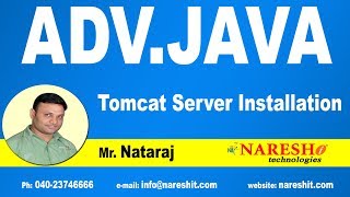 Tomcat Server Installation  Advanced Java Tutorial  Mr Nataraj [upl. by Billen113]