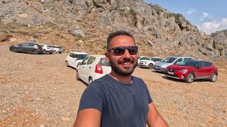 Kalypso Beach Crete Walking tour 4k drone shots Greece 2023 [upl. by Eninej]