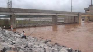 Red River At Russell B Long Lock amp Dam No 4 At Lake End Louisiana [upl. by Beall]