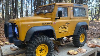 MN999 110 Land Rover the most capable MN model I own in the woods climbing leaf covered brush [upl. by Geminius276]