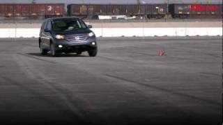 2012 Honda CRV  Track Test [upl. by Namrak845]