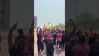 IIM SAMBALPUR Celebrating Holi 💖IIM MOTIVATION 🥰iim iimlife iimvlog iimsambalpur [upl. by Jehoash]