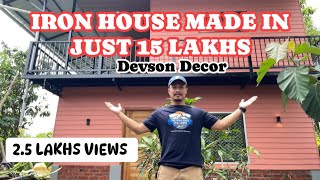 FINISHING LOOKS LIKE A BRICK HOUSE  IRON HOUSE MADE BY DEVSON DECOR IN JUST 15 LAHKS IMPHAL [upl. by Etsirk]