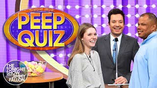 Peep Quiz How Do You Spell the Word Chrysanthemum  The Tonight Show Starring Jimmy Fallon [upl. by Letta]