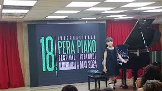 Özüm Doğan 18Pera Piyano Festivali Performansi 16052024 [upl. by Yoshi]