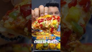 Dominos 3 New Cheese Burst Pizza 🍕 🔥 dominosnewpizza mukbang eatingasmr [upl. by Yrallih]