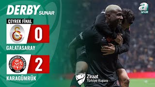 Galatasaray 02 VavaCars Fatih Karagümrük MAÇ ÖZETİ Ziraat Türkiye Kupası Çeyrek Final [upl. by Fein]