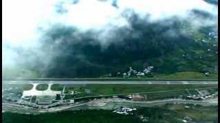 A spectacular landing on the Paro International Airport Bhutan [upl. by Spiegleman]