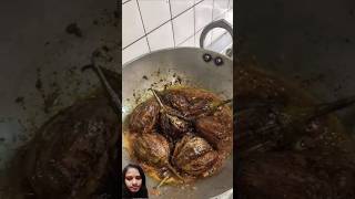 Baingan ki sabji food youtubeshorts viralvideo PeopleVsFood kavyasstories2338 [upl. by Lorelei370]