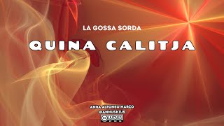 QUINA CALITJA LA GOSSA SORDA  LLETRA [upl. by Anrat]