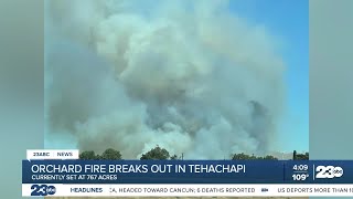 Evacuation order issued for parts of Tehachapi due to wildfire [upl. by Imij]