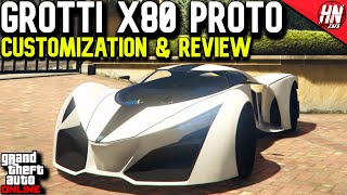 Grotti X80 Proto Customization amp Review  GTA Online [upl. by Sieber482]