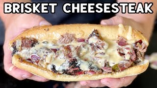 This BRISKET CHEESESTEAK was the BEST CHEESESTEAK Ive Ever Made HIT IT OUT OF THE PARK [upl. by Concepcion727]