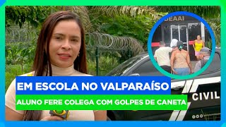 Aluno da rede pública de Manaus dá canetada em colega e acaba na delegacia [upl. by Chrisman]