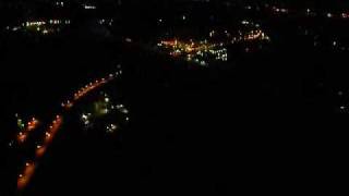 Small United regional jet landing at Cincinnati CVG at night [upl. by Ezmeralda393]