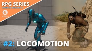 Unreal Engine 5 RPG Tutorial Series  2 Locomotion  Blendspace Crouching and Procedural Leaning [upl. by Rancell]