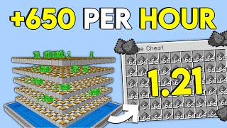 Simple Creeper Gunpowder Farm in 121 Minecraft Bedrock MCPEXboxPSSwitchPC [upl. by Ugo]