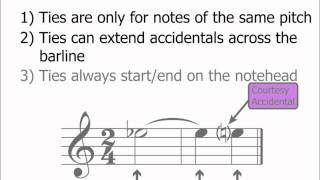 Slurs and Ties Explained  Music Theory [upl. by Aoht]