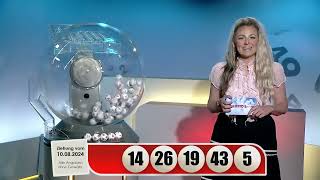 LOTTO 6aus49Gewinnzahlen von Samstag 10082024 [upl. by Laohcin760]