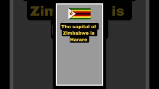 Capitals of countries 26 Capitales de países world geography zimbabwe harare 2024 [upl. by Namwob]