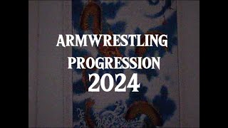 WILLDABEAST WALLACE 2024 ARMWRESTLING PROGRESSION [upl. by Lennaj]