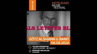 Götz Alsmann amp Band 08 08 2024 [upl. by Beach432]