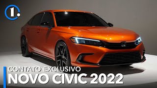 Novo Honda Civic 2022 contato ao vivo exclusivo [upl. by Ignatz797]