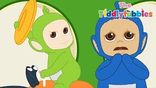 Tiddlytubbies 2D Series ★ Episode 9 Catching A Frisbee ★ Teletubbies ★ Videos For Kids [upl. by Aterg]