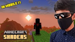 You Can Use Shaders in Minecraft PE before GTA 6  100 work🤯 [upl. by Gottlieb]