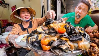 EXTREME Vietnamese Street Food  5 Must Eat Foods in Hanoi [upl. by Amorette]