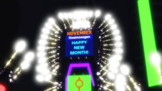 VTSQ November 2024 Monthly Ball Drop amp Countdown TreasureCam Footage 🦃🍰🍂 [upl. by Ioves]