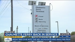 Chalmette Ferry back in service after Coast Guard inspection [upl. by Schulze989]