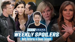 General Hospital Weekly Spoilers Holly Returns amp Chaos Ensues [upl. by Coridon693]