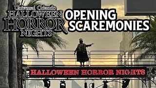 Opening Scaremonies with Dr Oddfellow for Halloween Horror Nights 32 at Universal Studios Florida [upl. by Selmore]